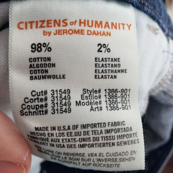 Citizens of Humanity Dani Cropped Straight Leg 27 - Picture 5 of 6
